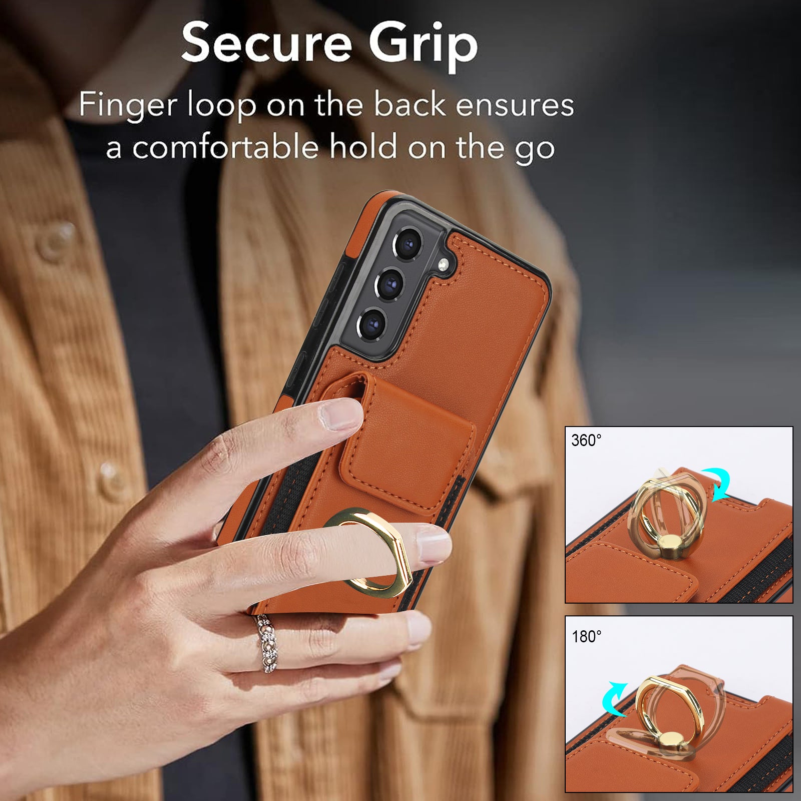 For Samsung Galaxy S23 Kickstand Case PU+TPU Phone Cover with Card Holder For Samsung Galaxy S23 Kickstand Case PU+TPU Phone Cover with Card Holder